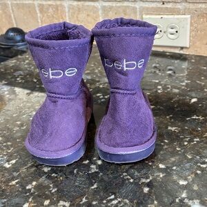 Bebe light up suede boots! Toddler 7